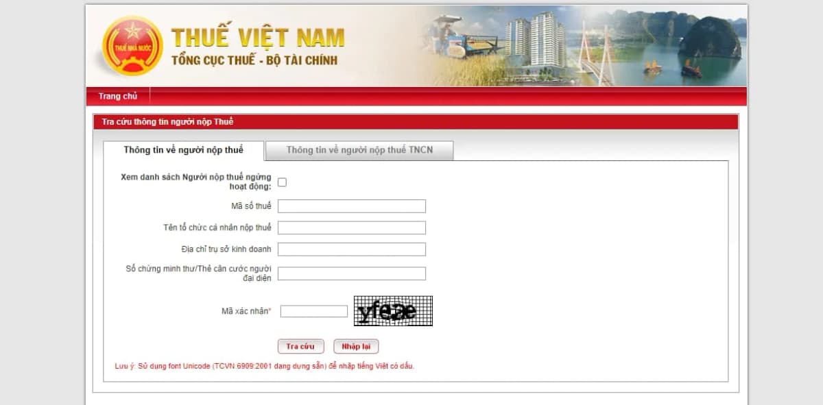 Hướng dẫn tra cứu mã số thuế, thông tin doanh nghiệp