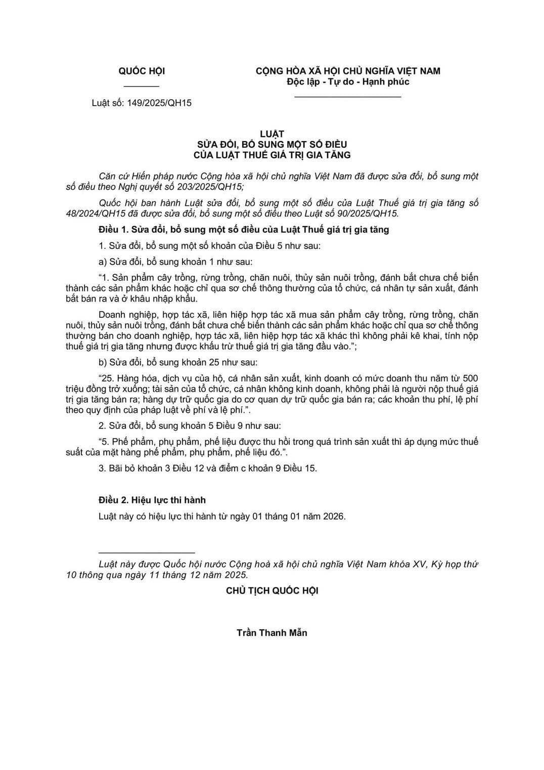 Hộ kinh doanh dưới 500 triệu đồng/năm được miễn thuế TNCN, GTGT