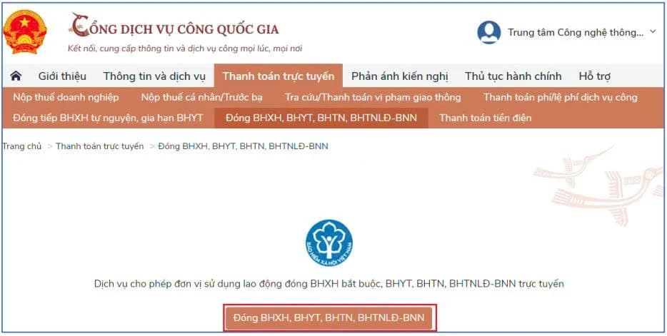 Cách đóng BHXH online cho doanh nghiệp năm 2026 chi tiết